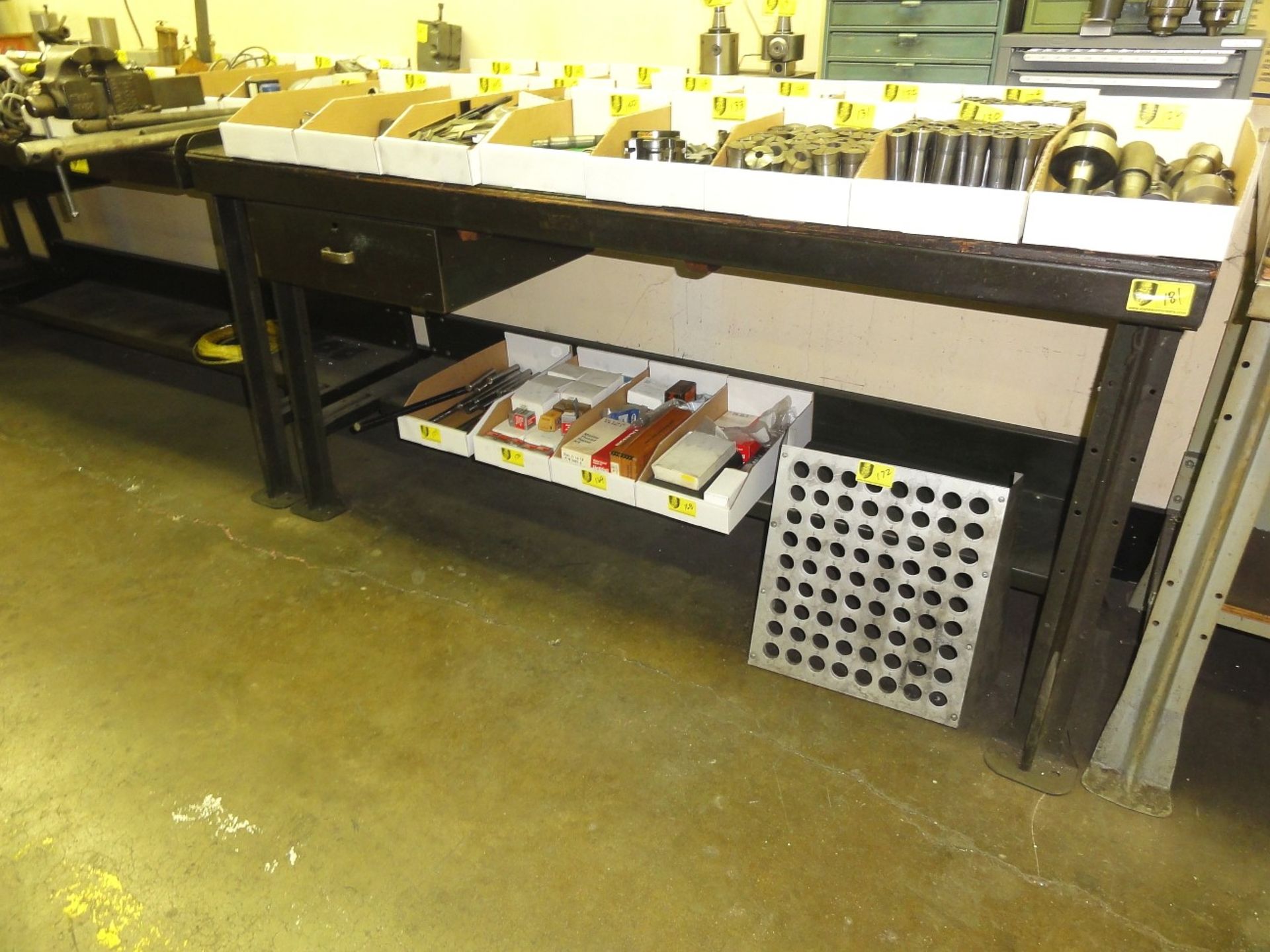 72" x 34" Metal Shop Table