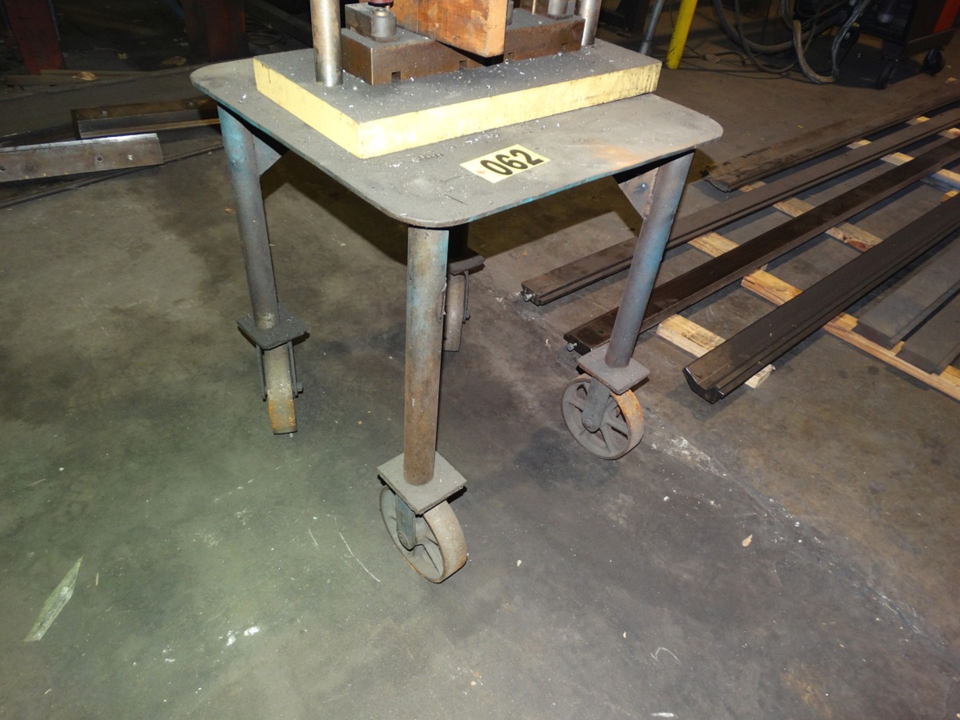 2' x 2' Table w/Iron Casters