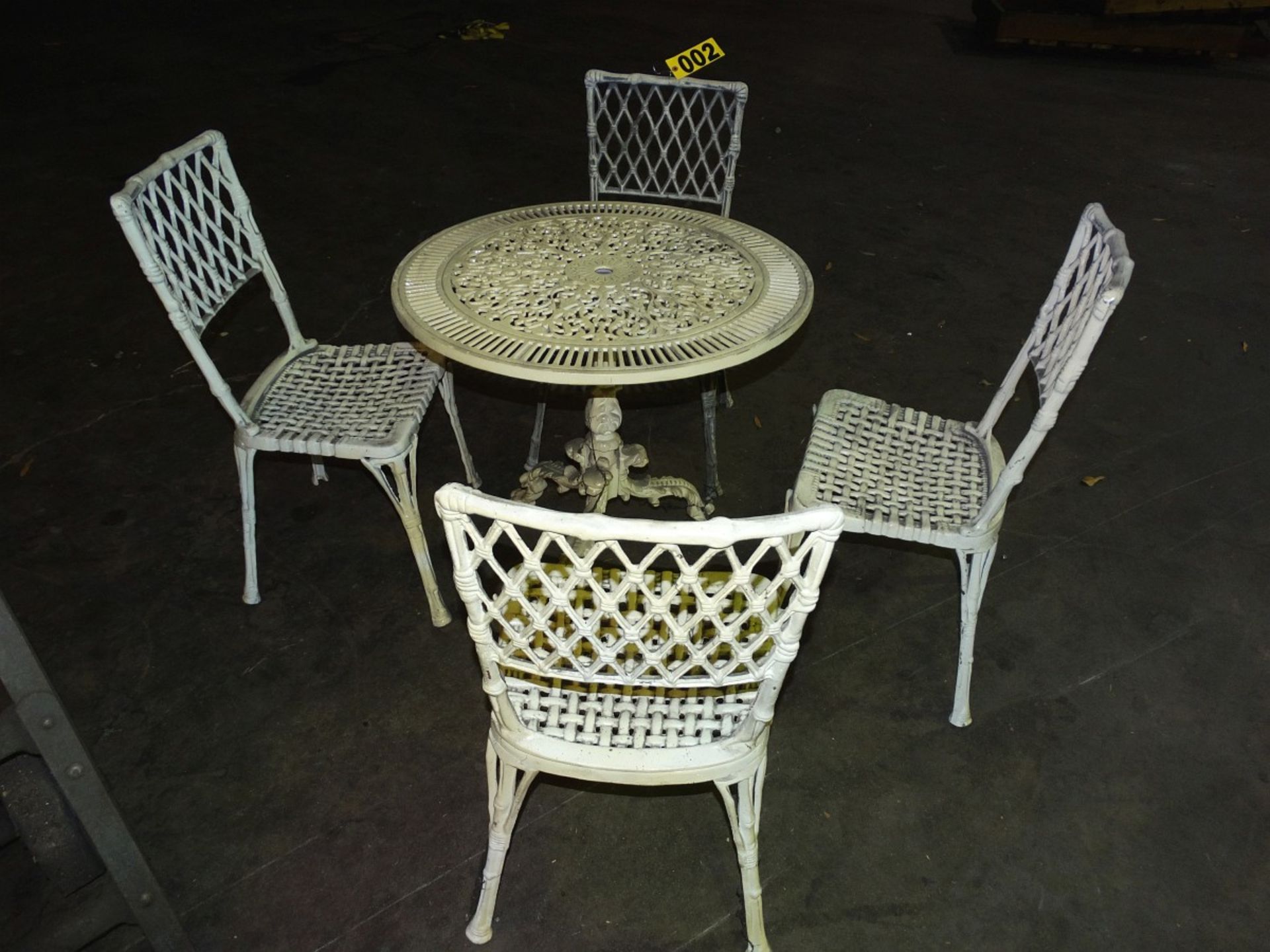 Antique Wrought Iron Patio Set