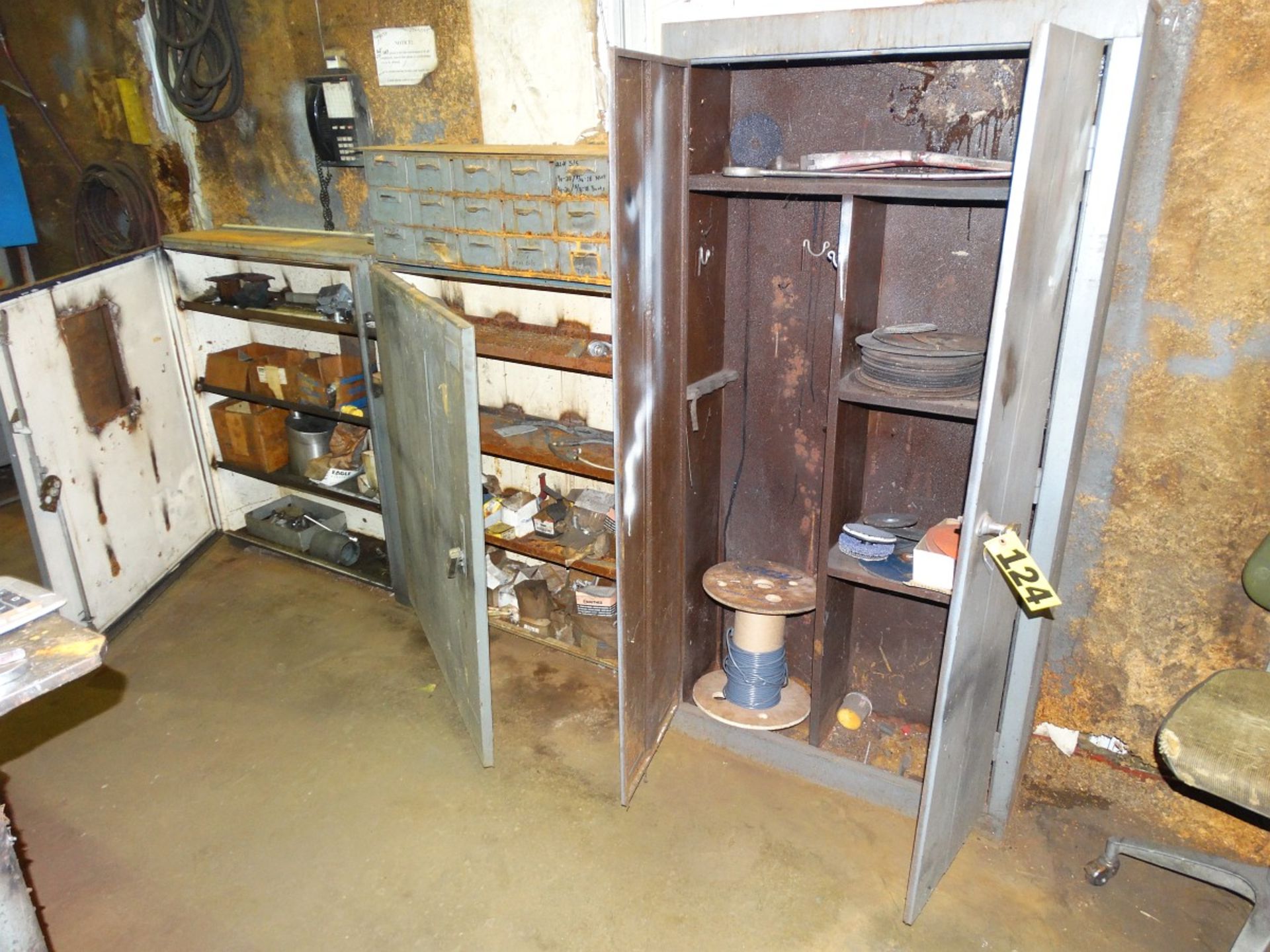 Metal Cabinets w/Contents