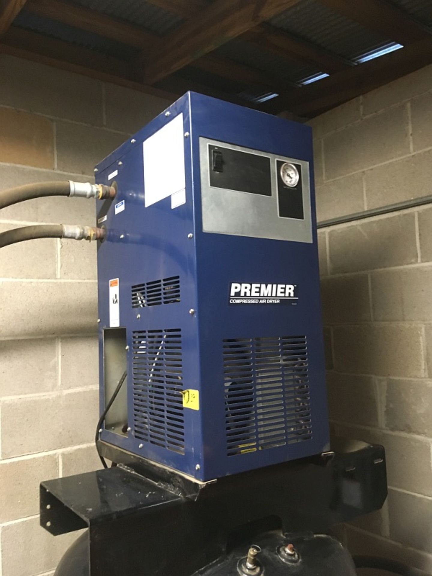 Refrigerated Air Dryer, ¾ HP, Mdl PRA-1008B1, SN 519723 and approx. 150 gallon tank - Image 2 of 2
