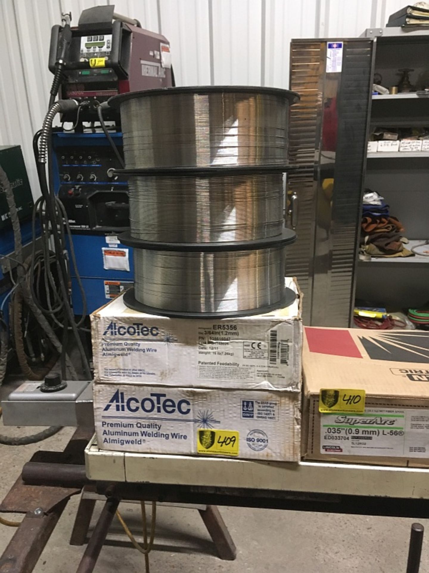 Spools of Aluminum Welding Wire