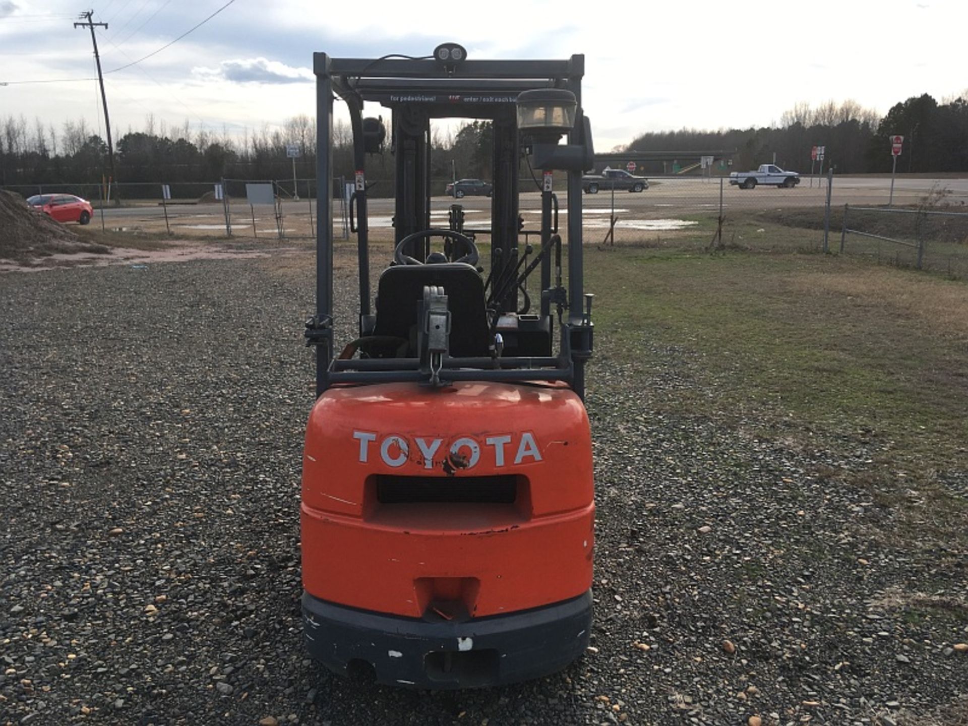 Toyota Forklift, Mdl 7FGCSU20, 3,400 lb. cap., LP Gas, Side Shift, 3-stage Mast, SN 72556, 2,237 - Image 3 of 3