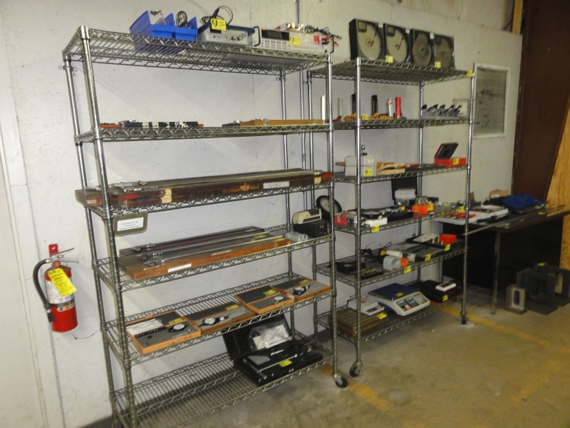 Rolling Wire Shelves