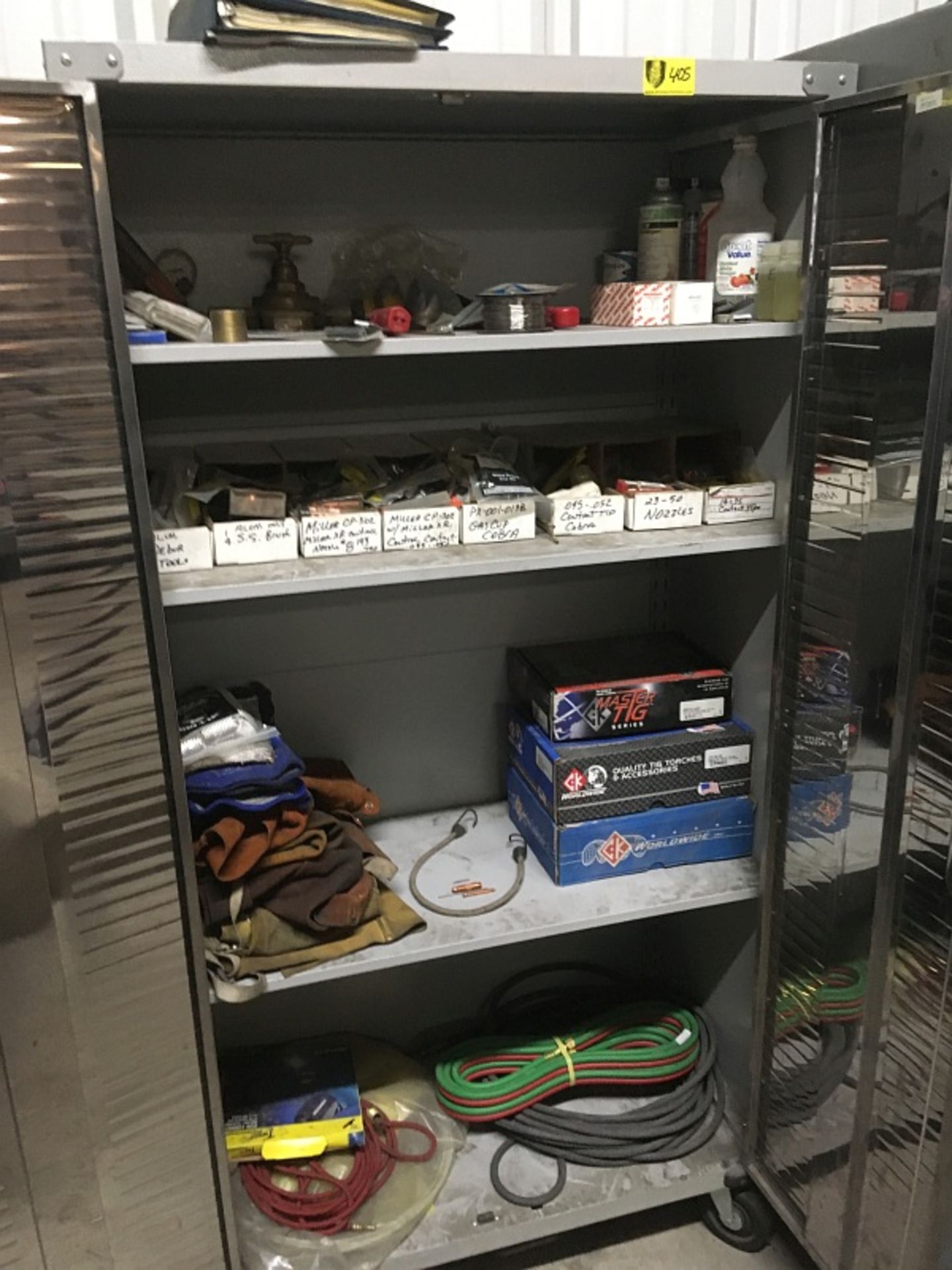 Contents of Welding Cabinet (No Cabinet)