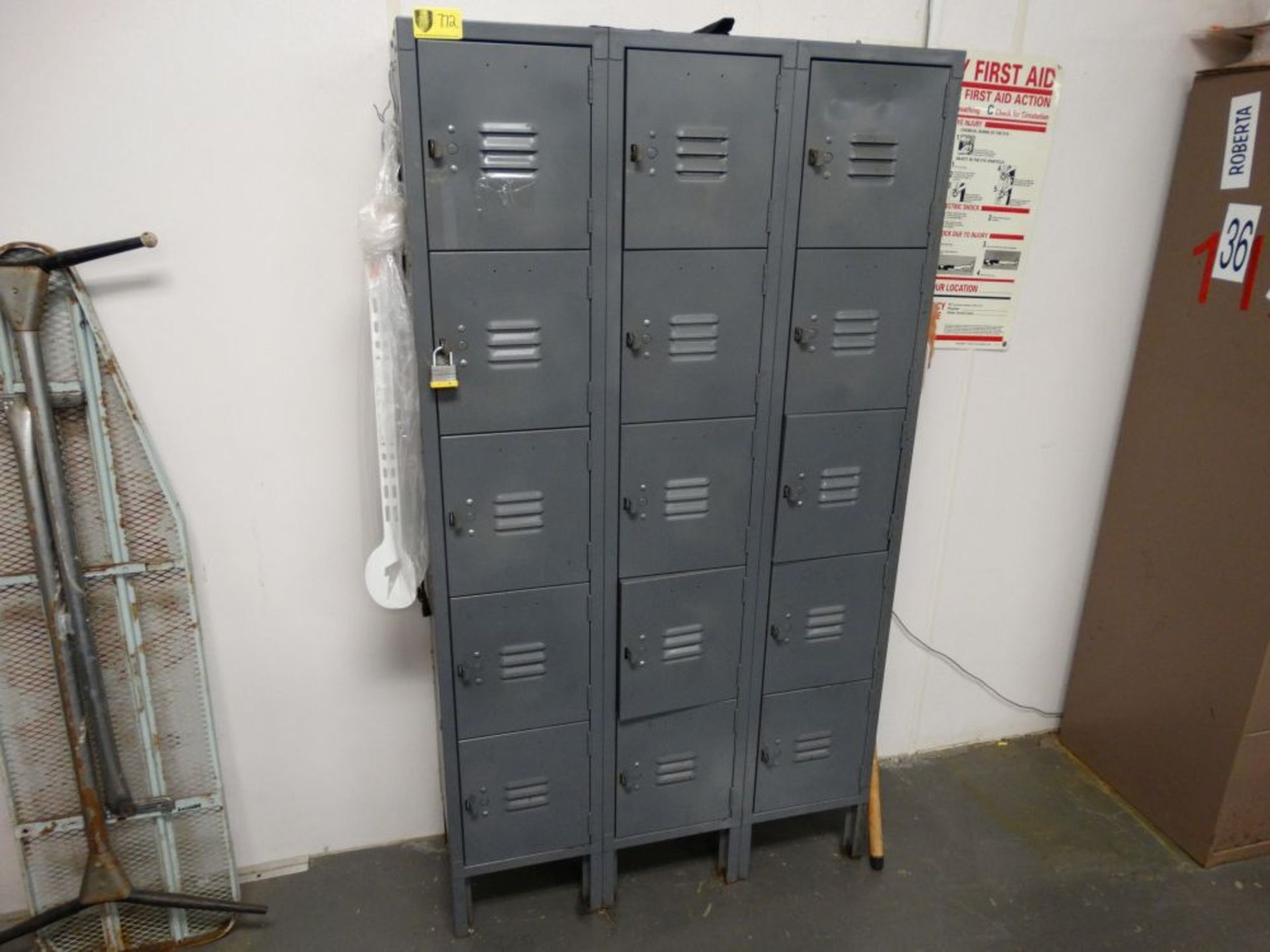 15-Compartment Personnel Locker