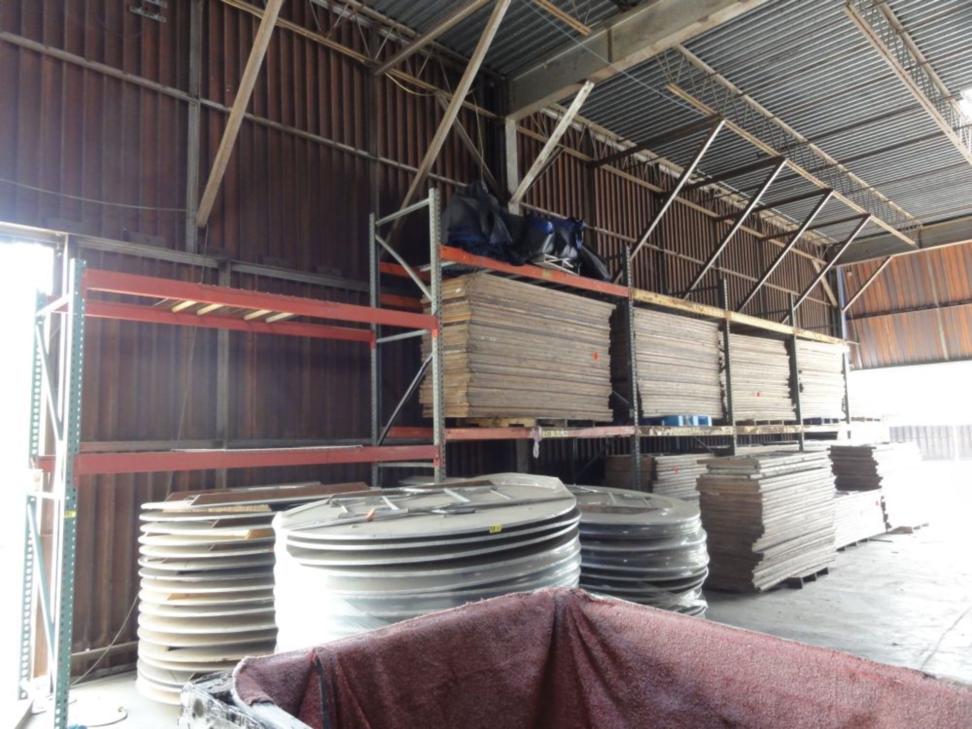 14' Pallet Rack Sections (located in loading dock area)