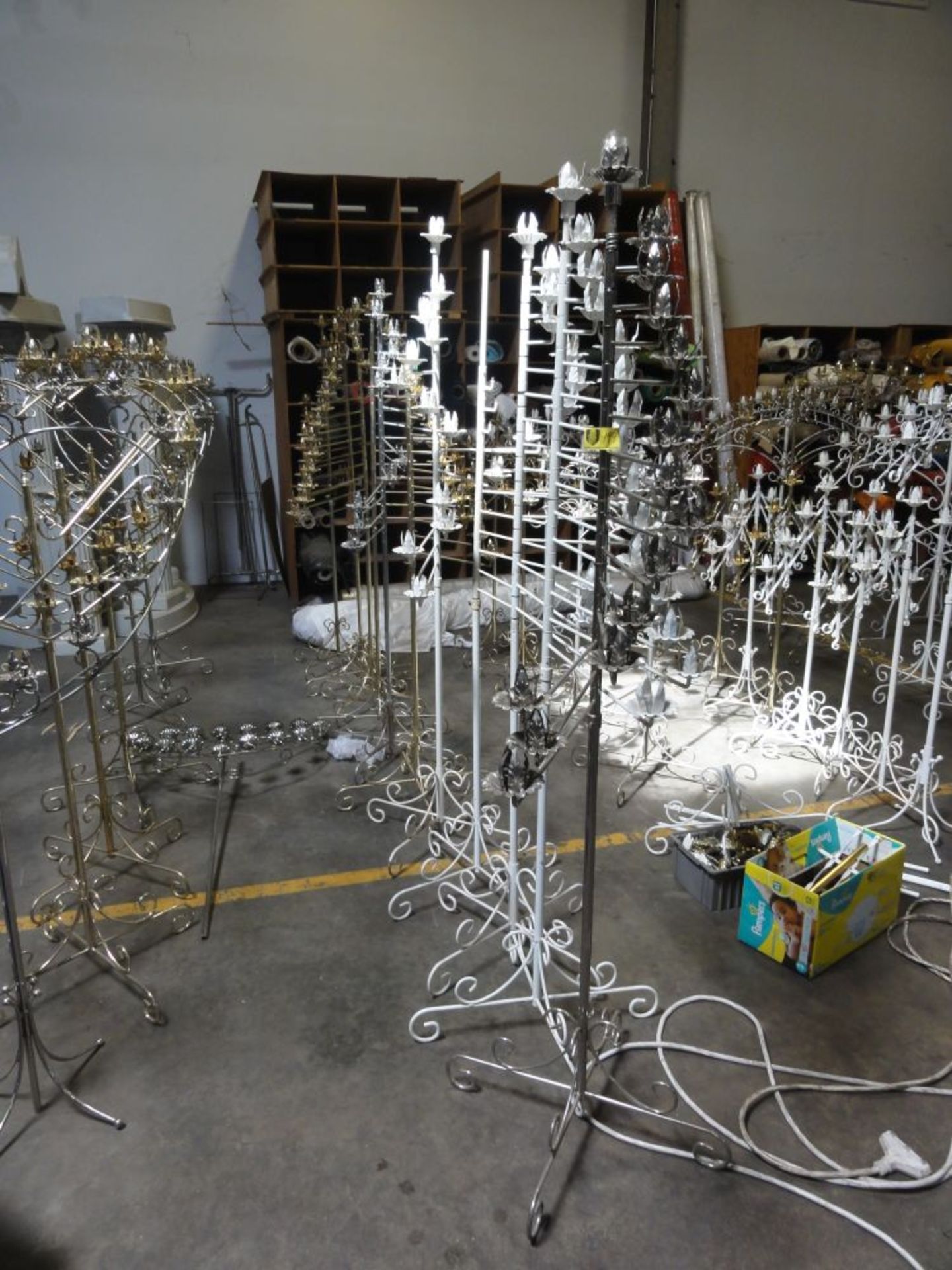 Spiral Candelabras, Various Finishes