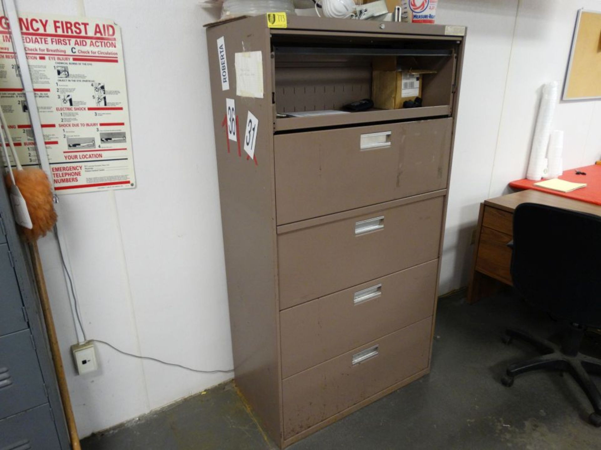 Misc Cabinet & 5-drawer Lateral File