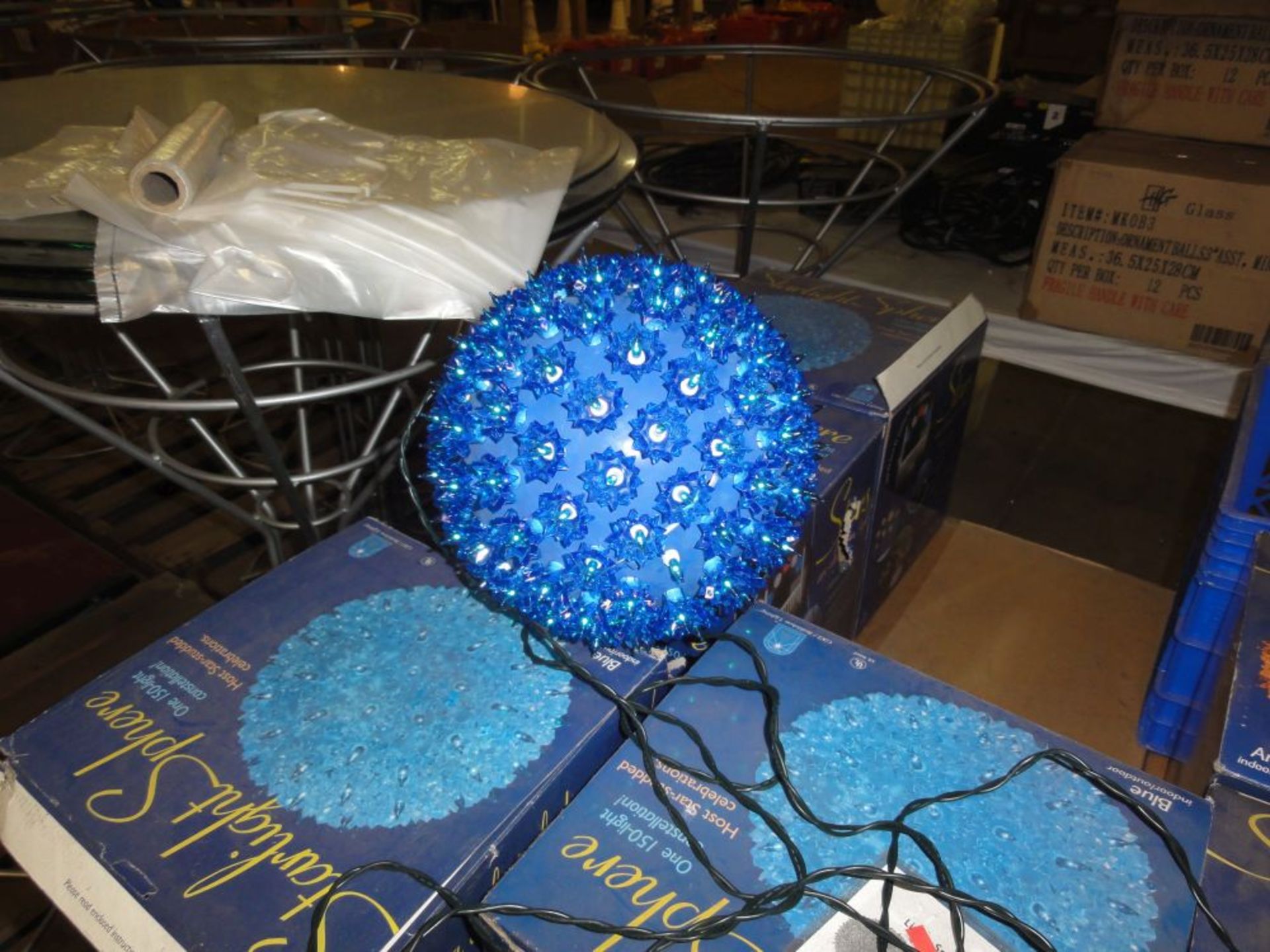 10" Light Sphere Balls, Blue