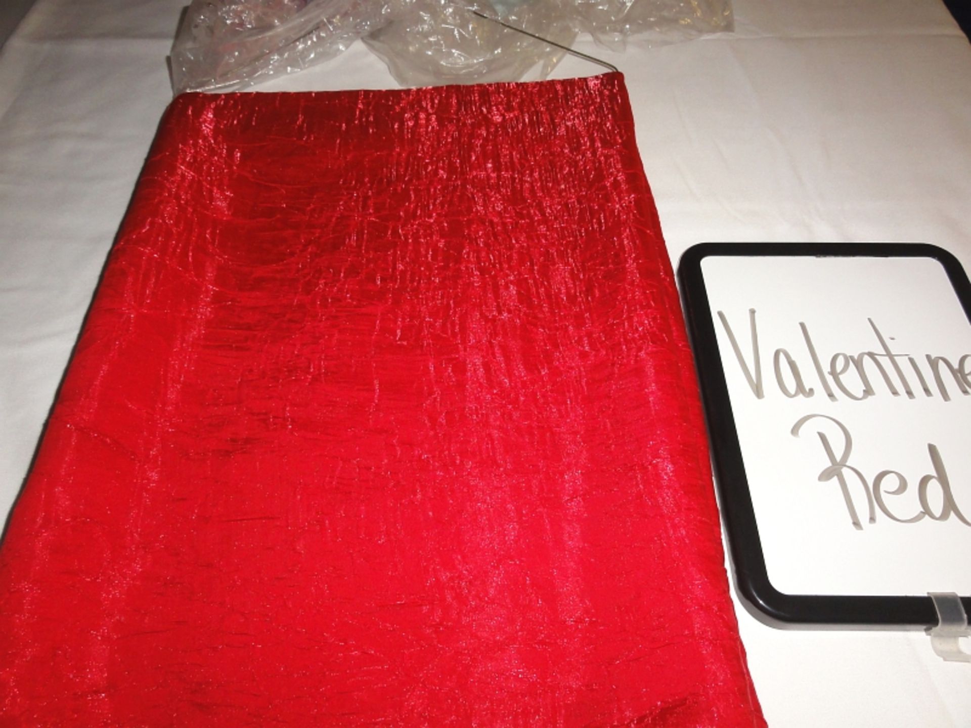 LINEN, IRIDESCENT CRUSH VALENTINE RED, Various Sizes including: