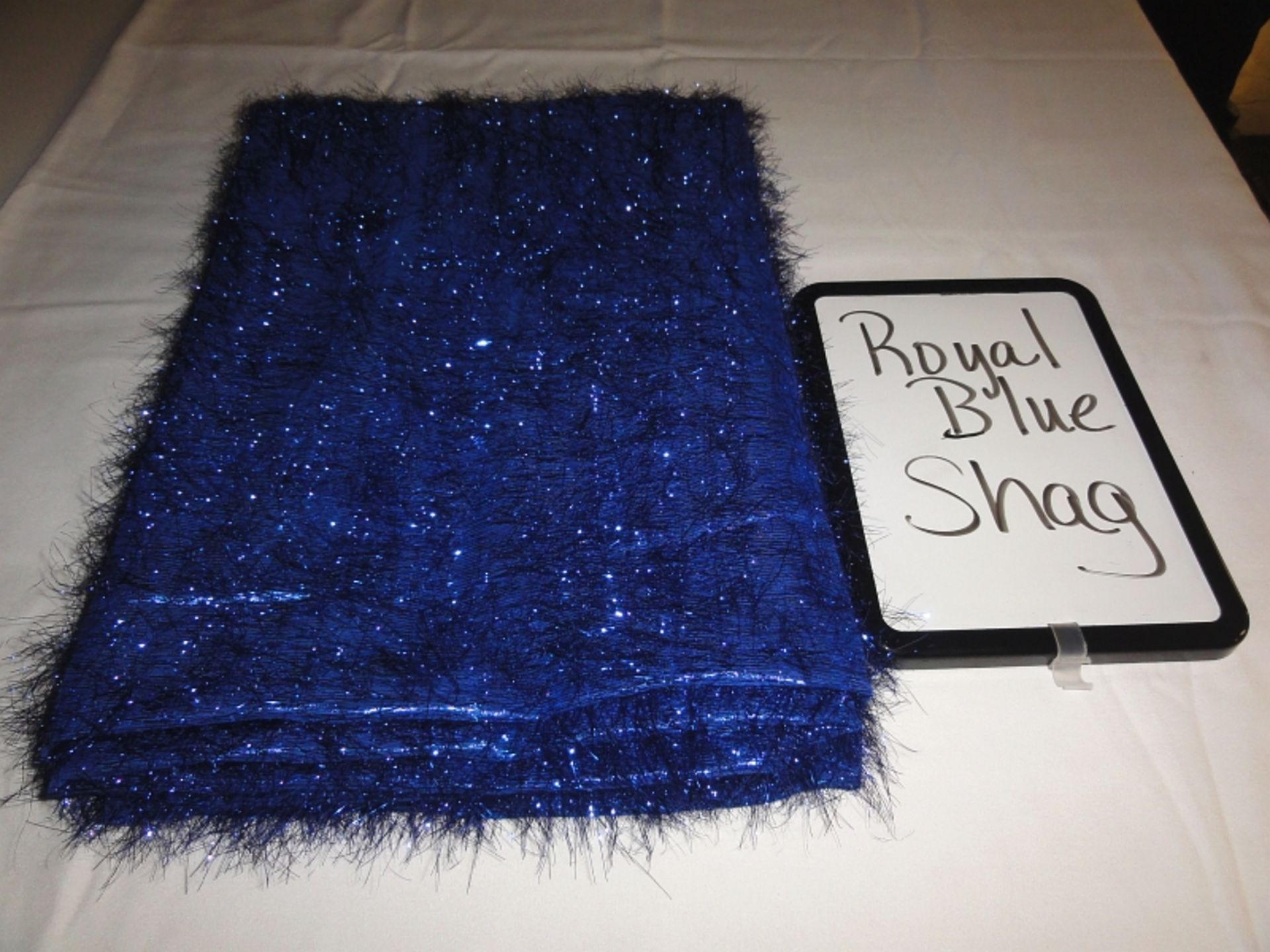 LINEN, SHAG ROYAL BLUE, Various Sizes including: