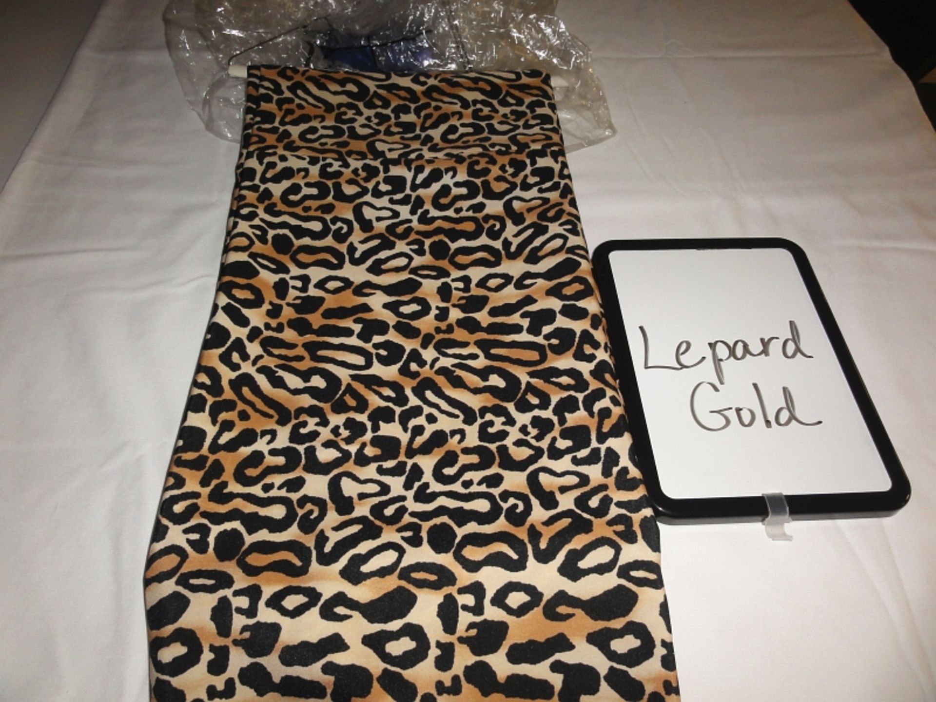 LINEN, LEOPARD GOLD, Various Sizes including: