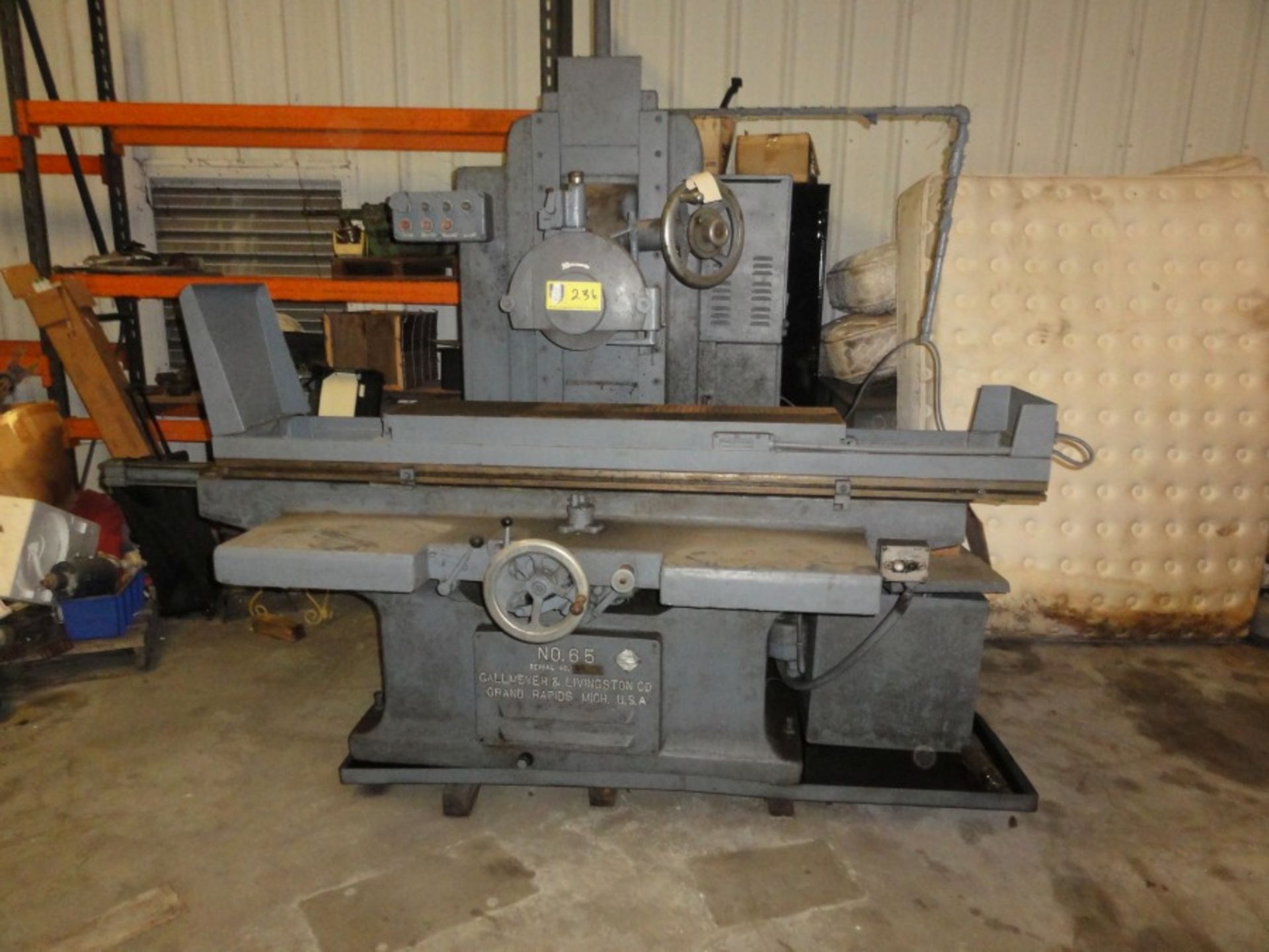 Gallmeyer & Livingston Horizontal Surface Grinder,