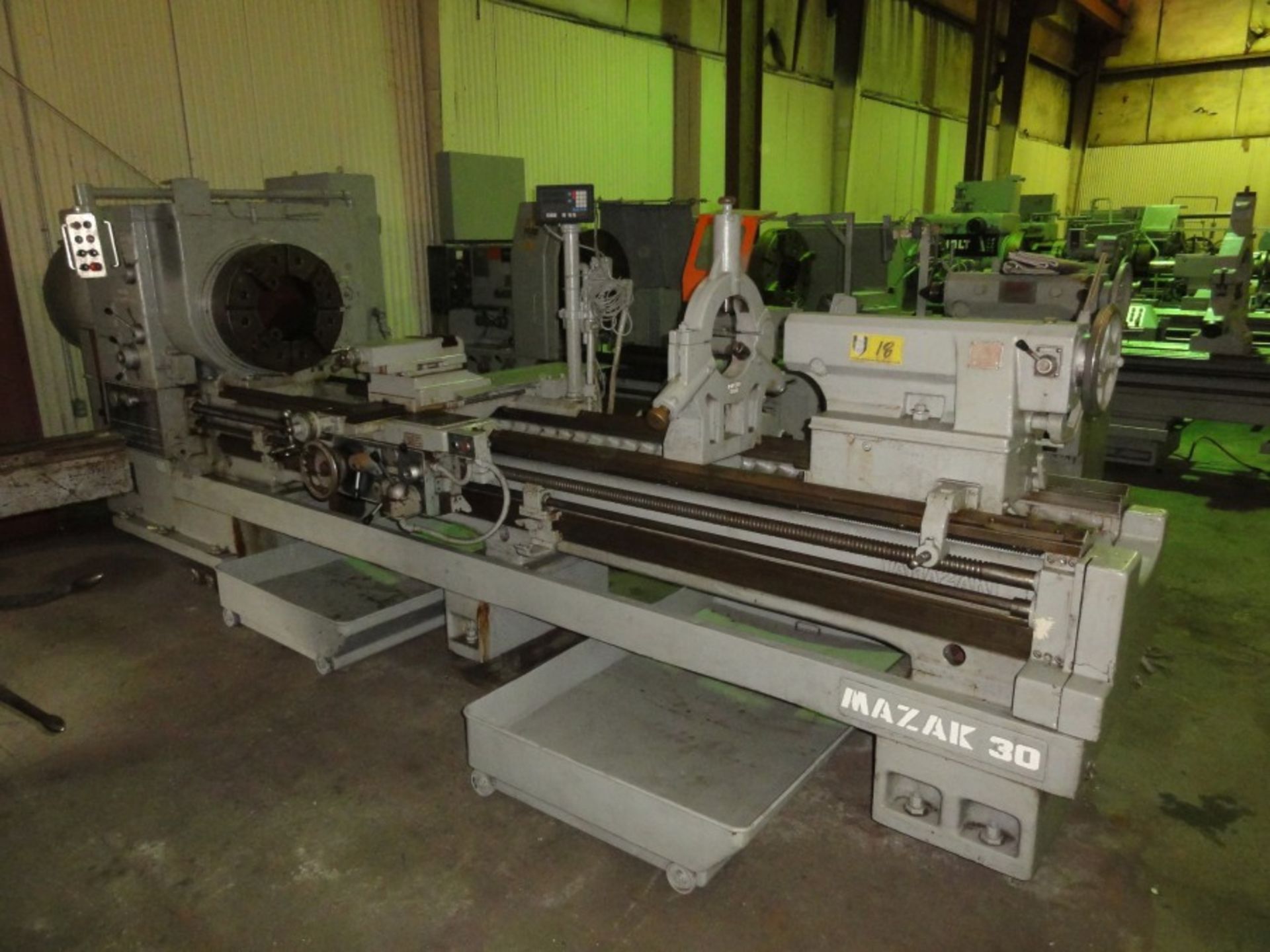 Mazak Hollow Spindle Lathe, 30" x 120",