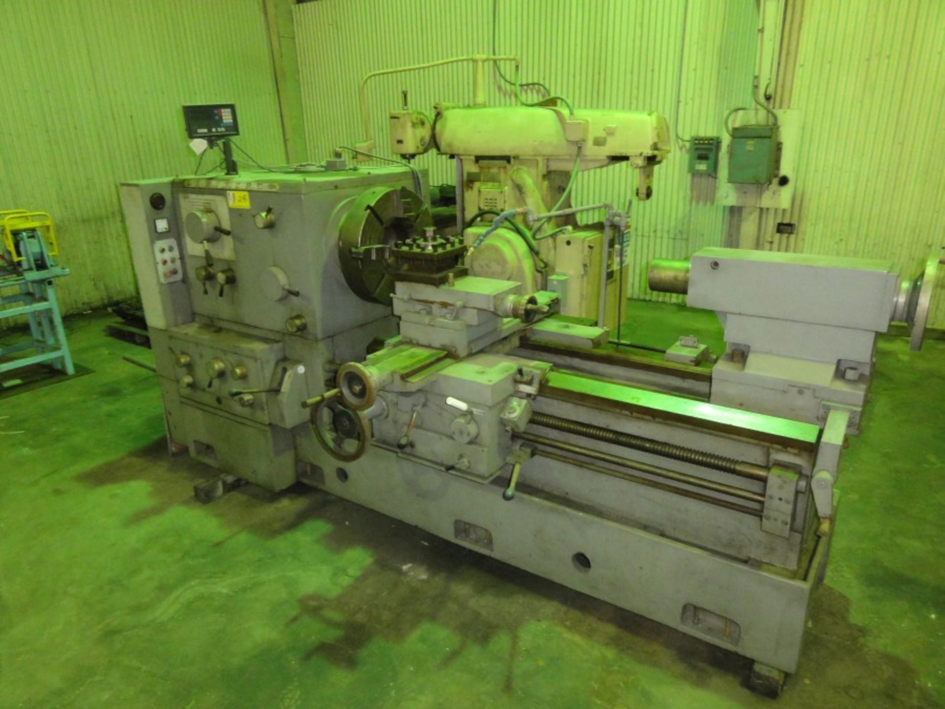 Gurutzpe Hollow Spindle Gap Bed Lathe, 24" x 56", - Image 4 of 4