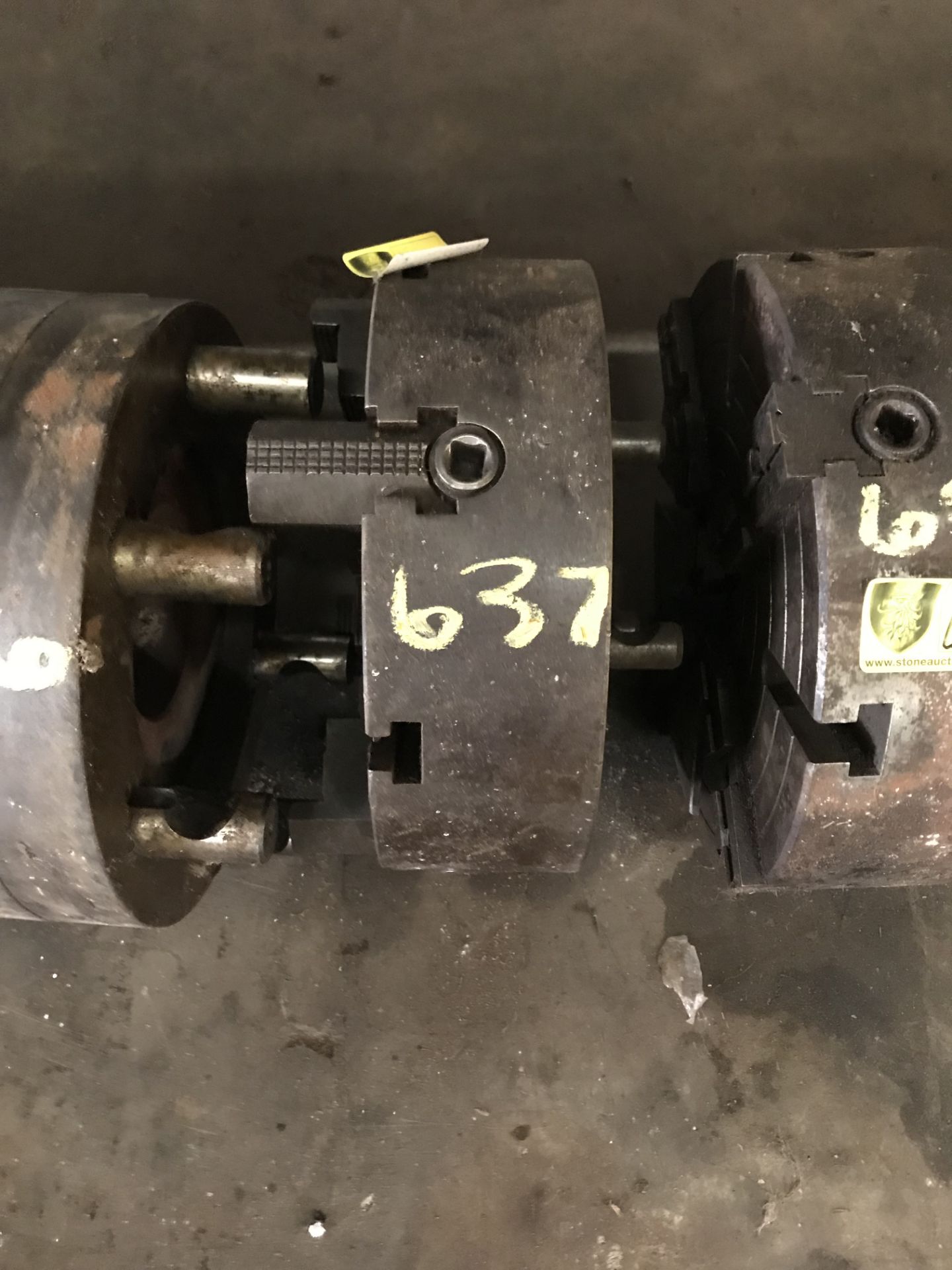 12" 4-jaw D-8 Chuck - Image 2 of 2