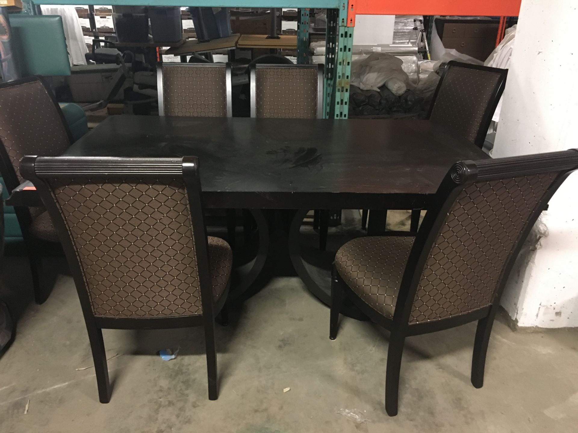 Dining Table w/ 6 Chairs - 76 x 44