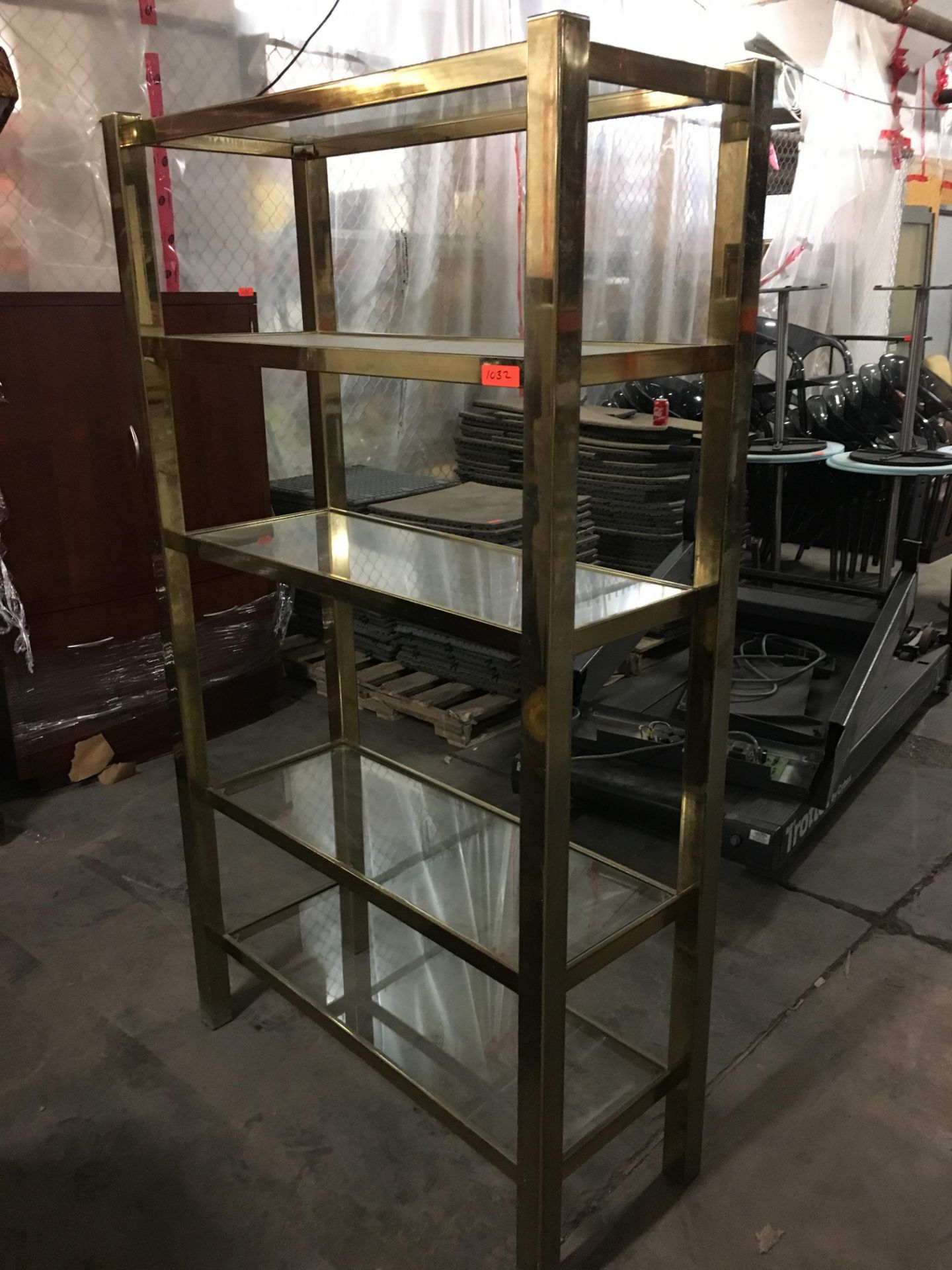 5 Tier Glass Shelf - 40 x 17 x 71 - Image 2 of 2