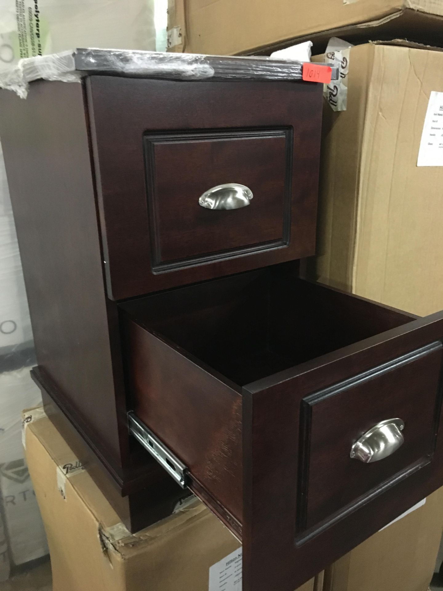 2 Drawer Night Stand - No Handles - 18 x 20 x 30