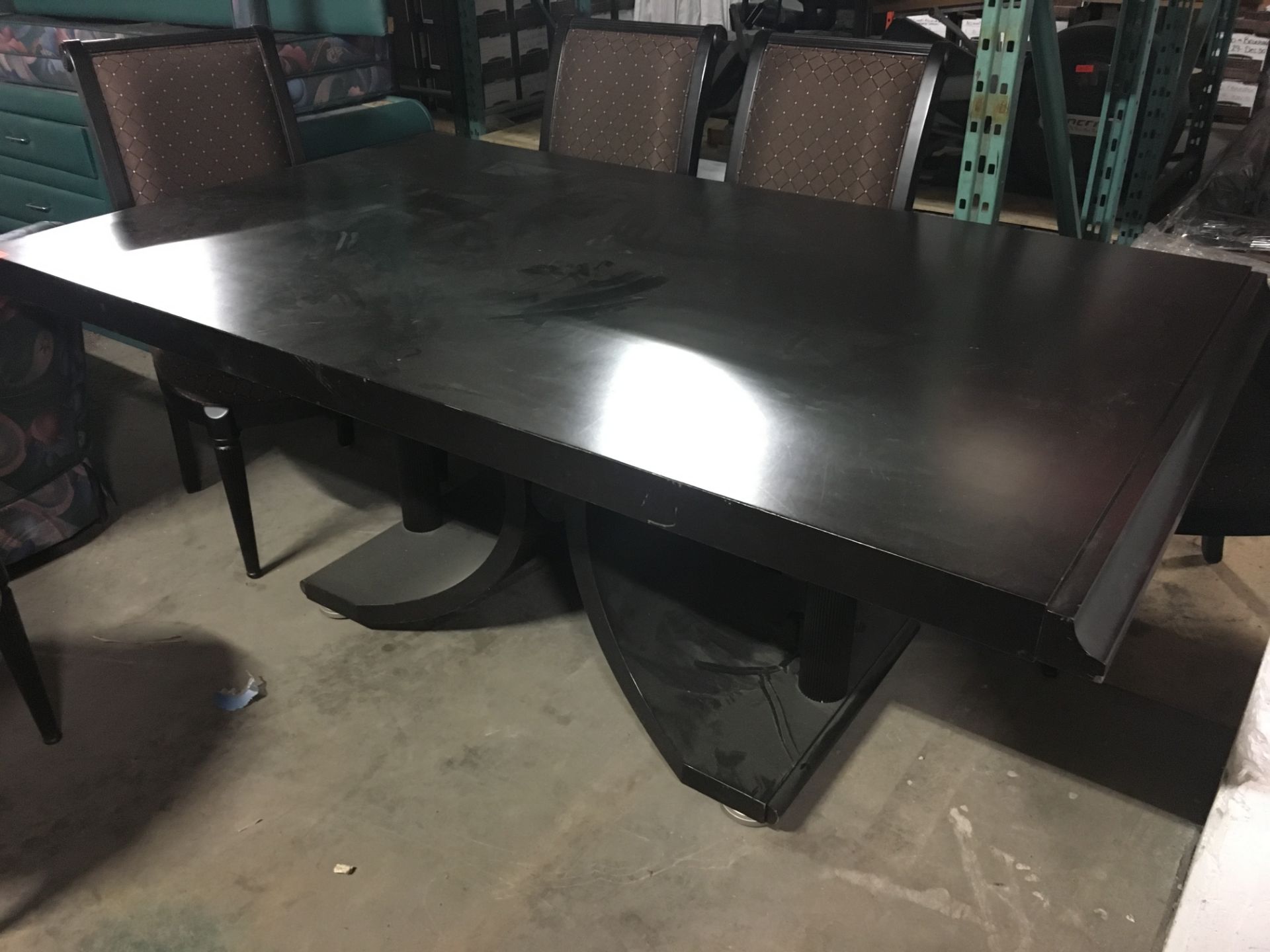 Dining Table w/ 6 Chairs - 76 x 44 - Image 3 of 5