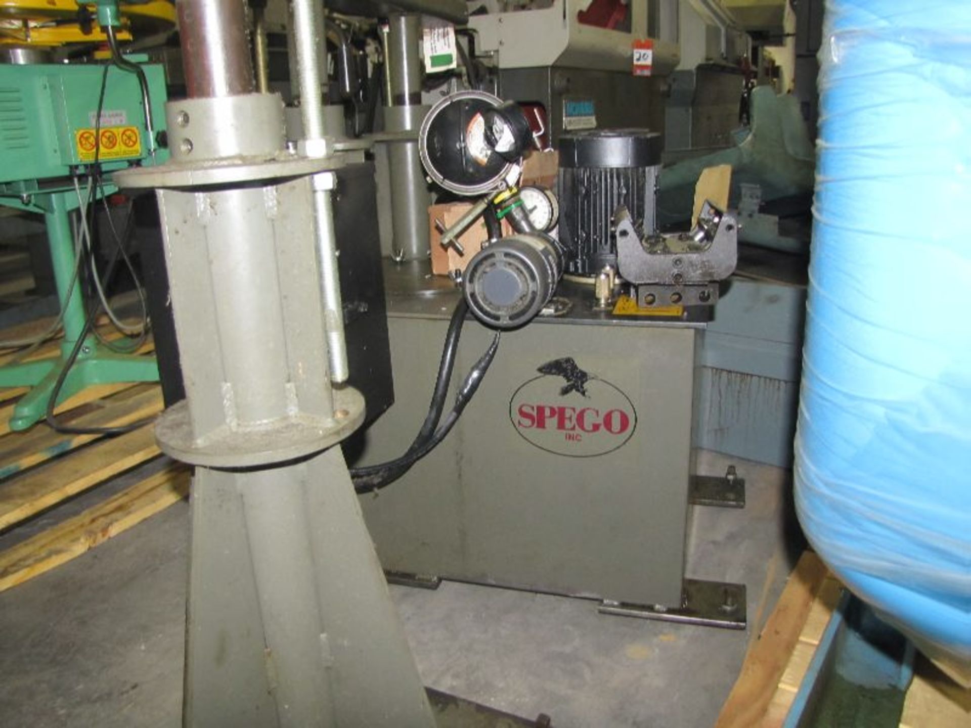 Spego Model 123-7Z Bar Feed, 3 Guide Set, Capacity 1/8” to 7/8” , with Z-SORB, Approx. 180” Long,