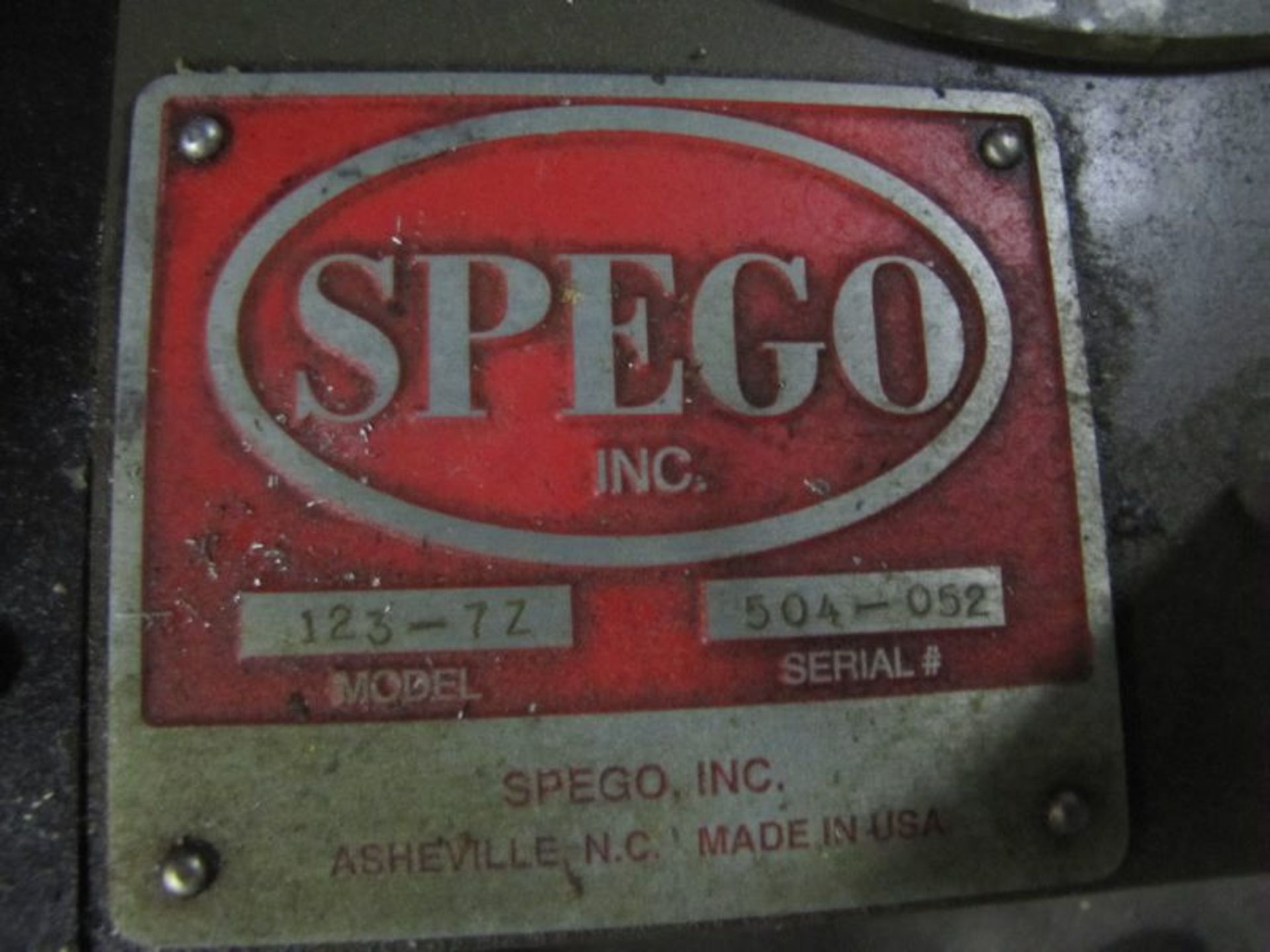 Spego Model 123-7Z Bar Feed, 3 Guide Set, Capacity 1/8” to 7/8” , with Z-SORB, Approx. 180” Long, - Image 5 of 6