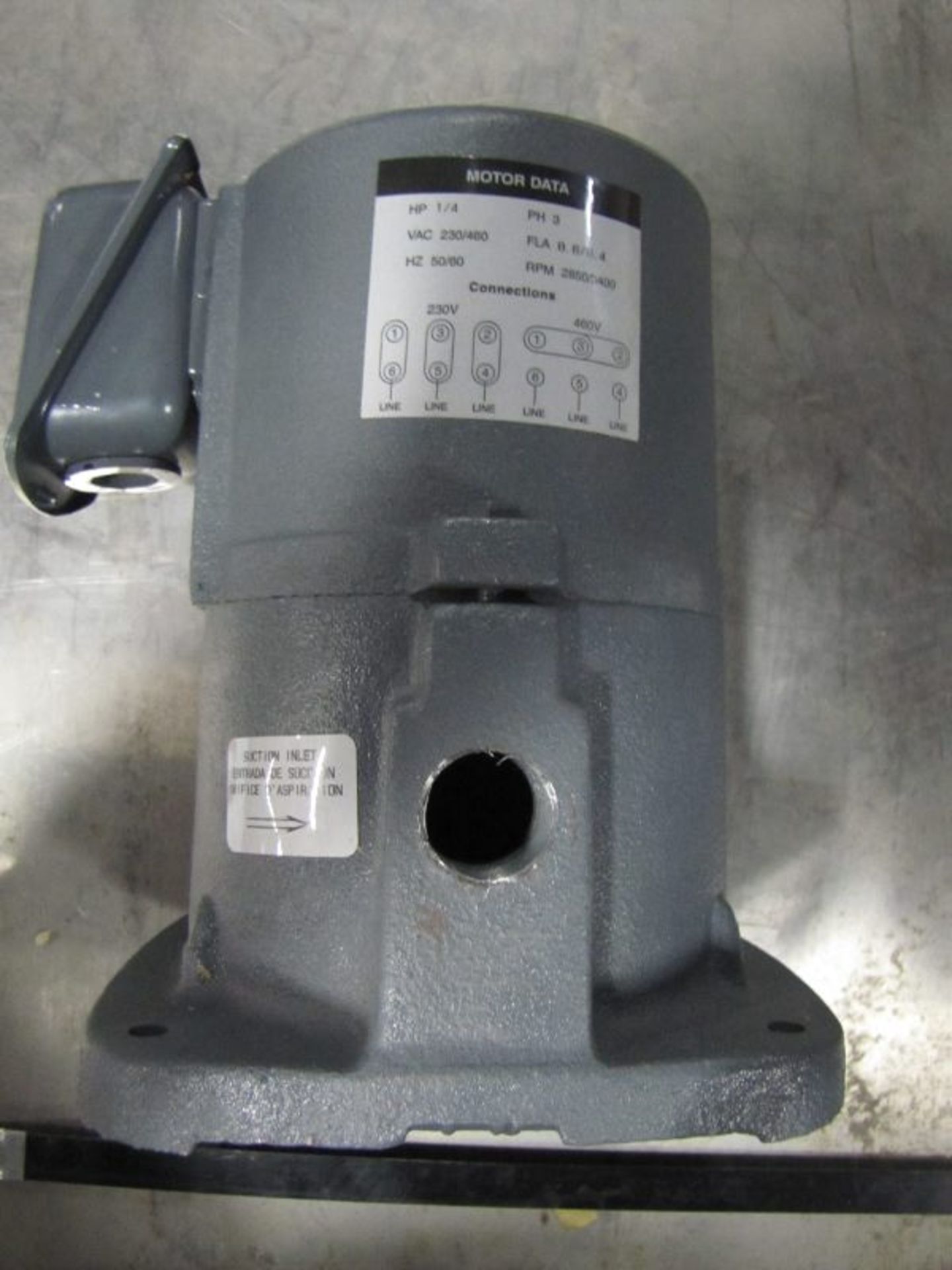 Teel Model 4XZ19 Coolant Pump, ¼ HP, 230 / 460 Volt, 3PH - Image 2 of 4