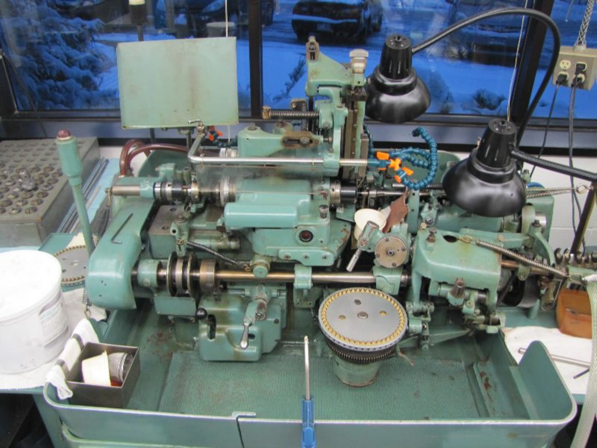 Nomura Type NS-PS 1022 Pneumatic Secondary Chucking Machine, S/N: 801280, Bar Capacity Dia. 0.040” - - Image 2 of 3