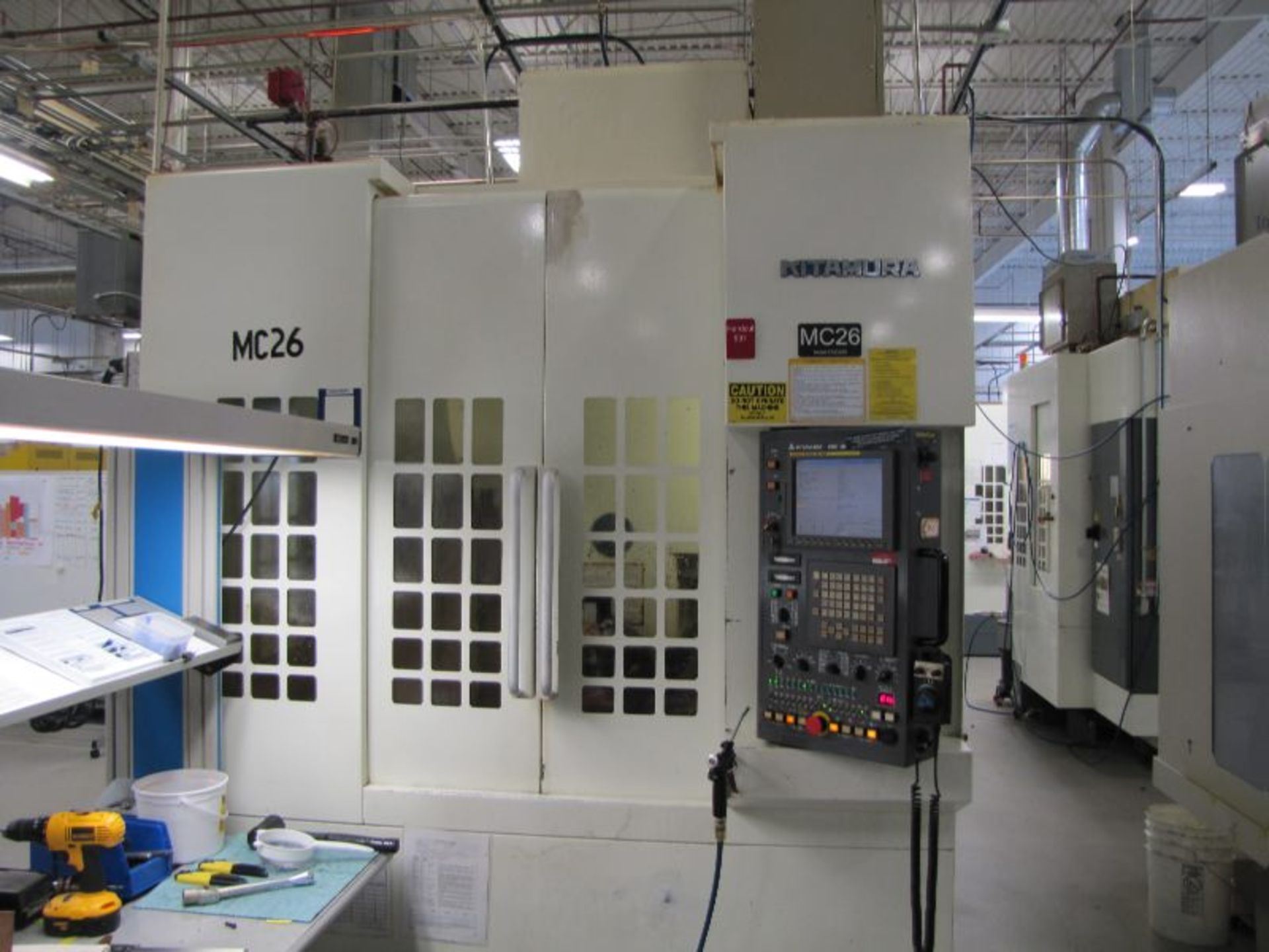 2005 Kitamura Mycenter Model 2XiF Vertical Machining Center, S/N: 07744, Fanuc 16-IMB CNC Control, - Image 2 of 8