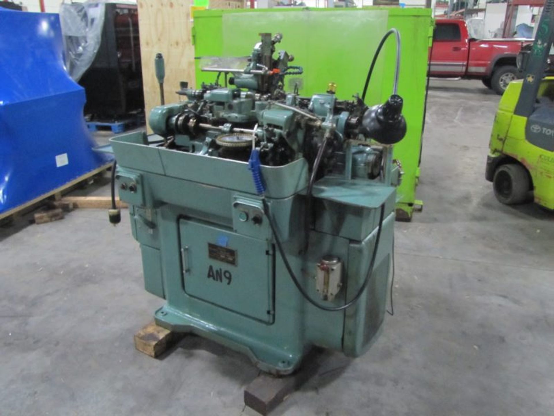 Nomura Type NS-PS 1022 Pneumatic Secondary Chucking Machine, S/N: 30753, Bar Capacity Dia. 0.