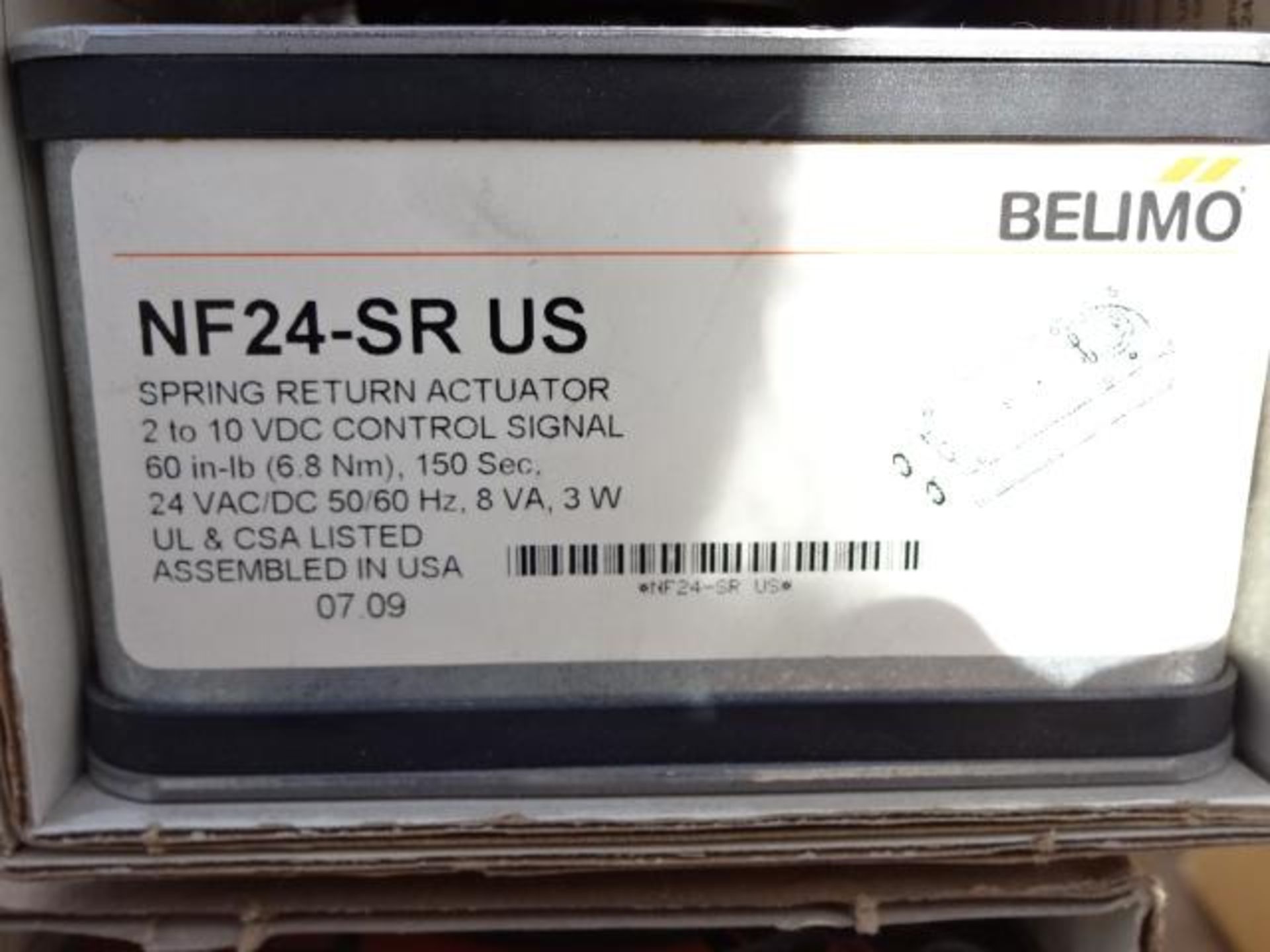 lot de 2 Actuateur belimo tf24-sr us *NEUF - lot of 2 actuator belimo tf24-sr us *NEW - Image 2 of 2