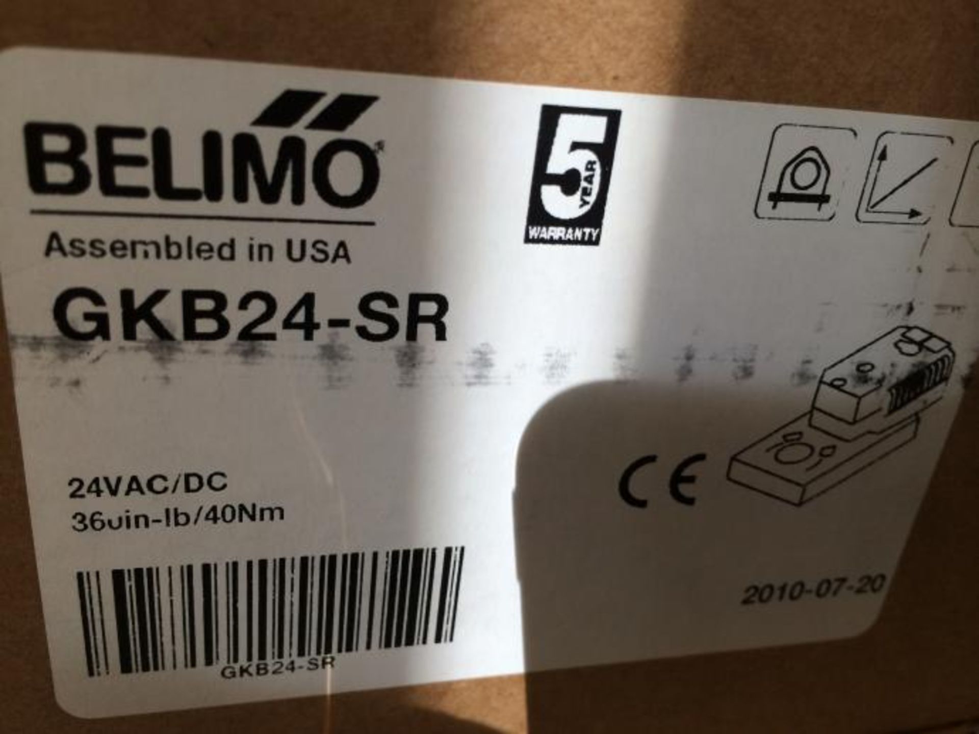 Actuateur belimo gkb24-sr - actuator belimo gkb24-sr - Bild 2 aus 2