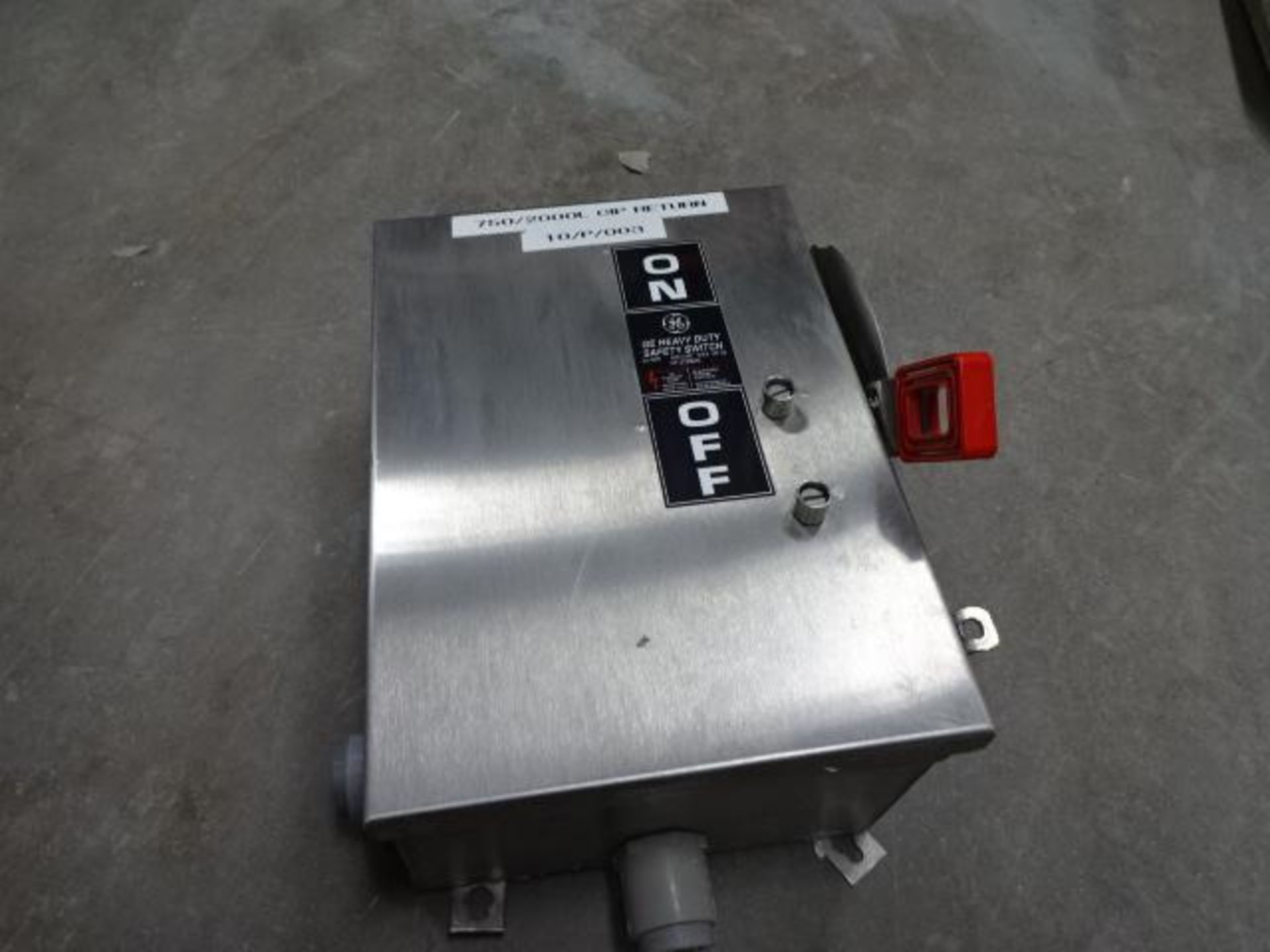 STAINLESS SAFETY SWITCH GE 30 HP