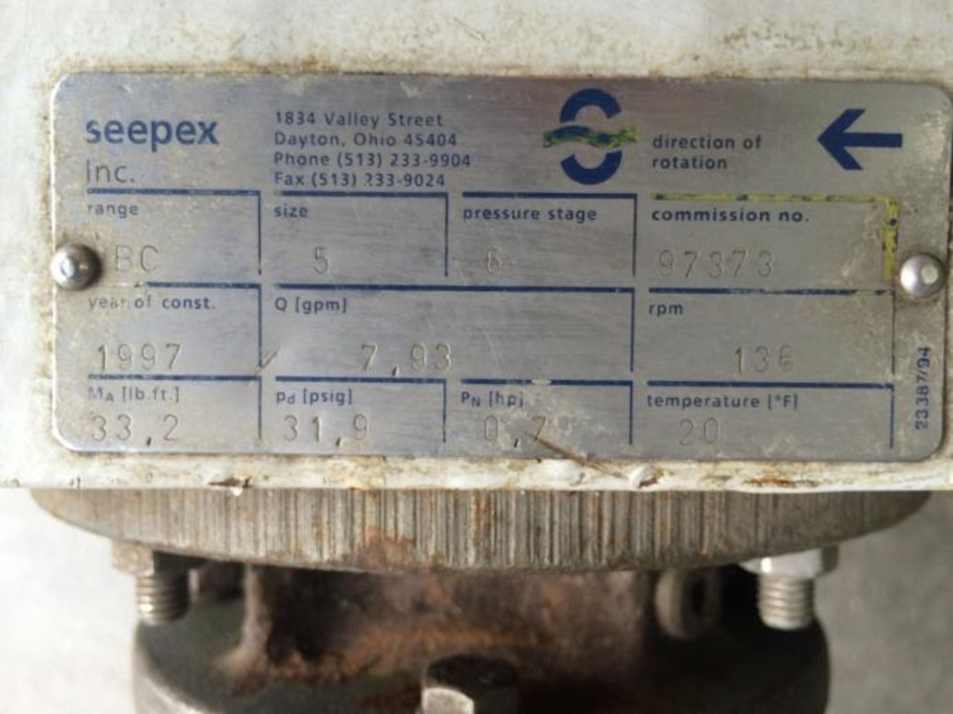 Pompe seepex - Pump seepex - Image 3 of 4