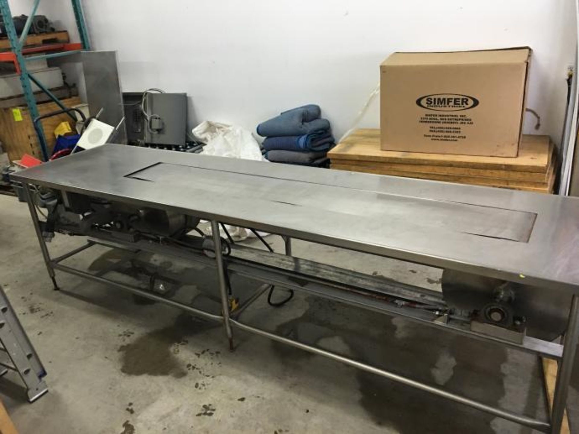 Convoyeur en inox /courroie en inox - Stainless steel conveyor /stainless steel belt - Image 6 of 6