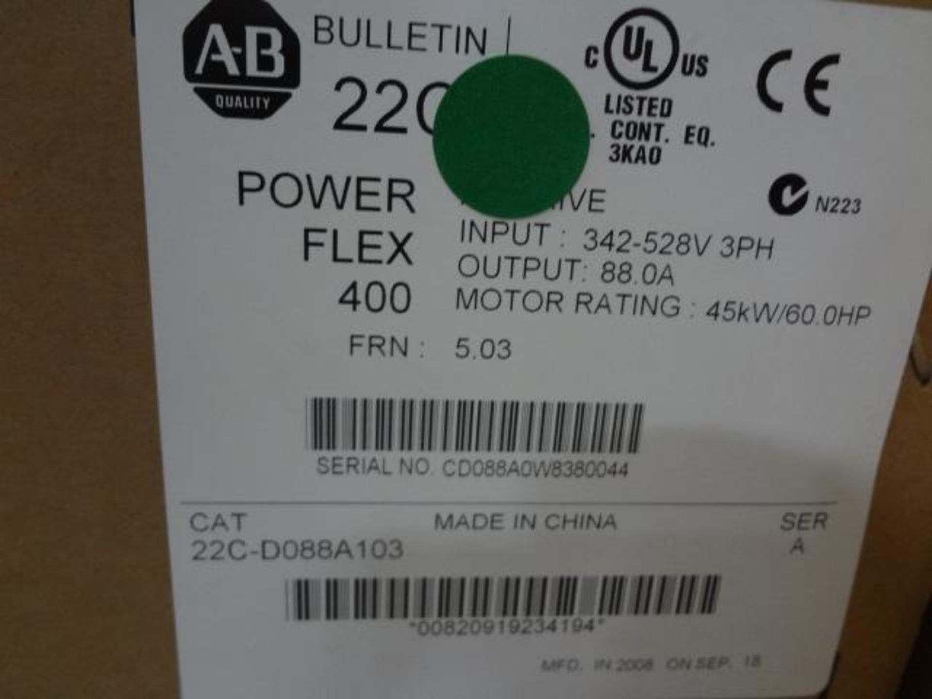 Drive powerflex 400 *NEUF - Drive powerflex 400 *NEW - Image 2 of 2