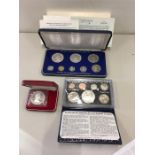 3 Silver Proof Boxed Sets New Zealand and republic of the Philippines 30