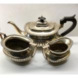 Antique Mappin & Webb Silver Tea Service Weight approx 1135g
