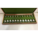 Boxed set of The Royal Horticultural Society Flower Spoons 305g