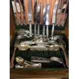 Vintage Canteen Of Cutlery in replacement box