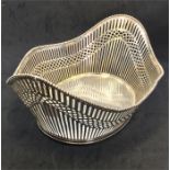 Large Dutch Silver Basket full dutch silver hallmarks measures approx 13ins by 9ins and 5 ins tall