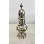 Hallmarked Silver Sugar Caster Birmingham silver hallmarks total weight 129g