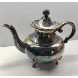 Sterling Silver Tea Pot marked on base 925 sterling handerbeit silver weight