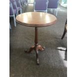 Mahogany occasional table