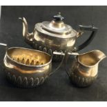 Antique Silver Batchelors Tea Service v