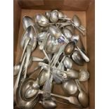 large collection of silver hallmarked cutlery weight 925g