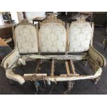 French couch in need of re covering