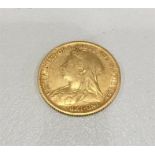 Victorian 1893 Half Sovereign