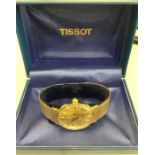 Boxed Gents 9ct Gold Tissot Seastar Seven Wristwatch total weight approx 60g Total